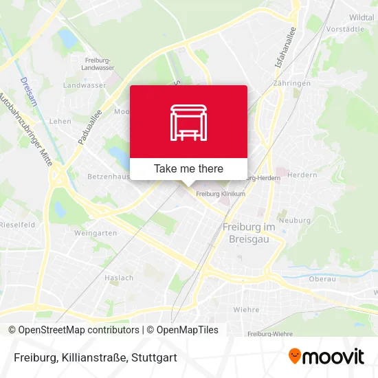 Карта Freiburg, Killianstraße