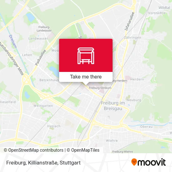 Карта Freiburg, Killianstraße