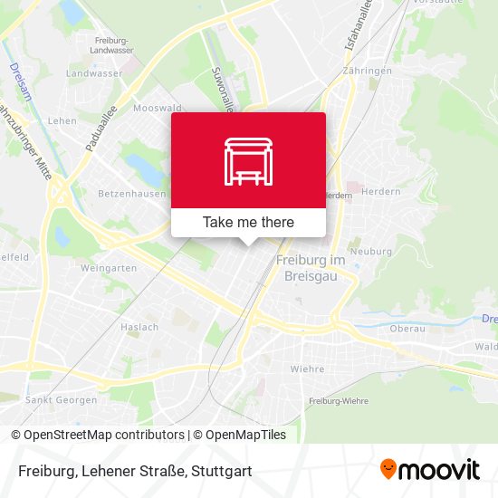 Freiburg, Lehener Straße map