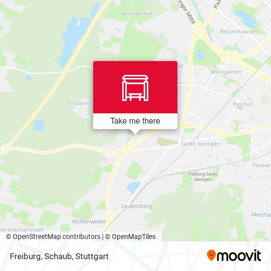 Freiburg, Schaub map