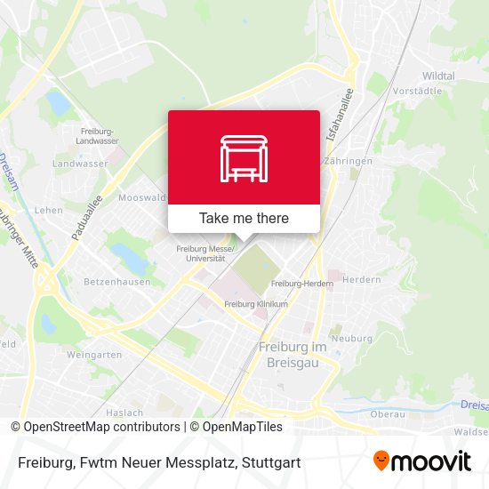 Карта Freiburg, Fwtm Neuer Messplatz
