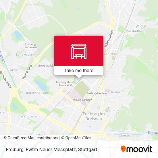 Карта Freiburg, Fwtm Neuer Messplatz