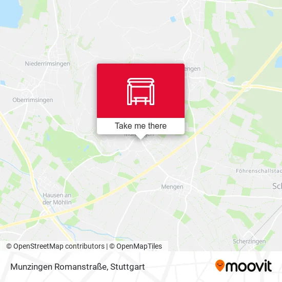 Карта Munzingen Romanstraße