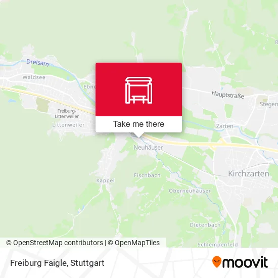 Карта Freiburg Faigle