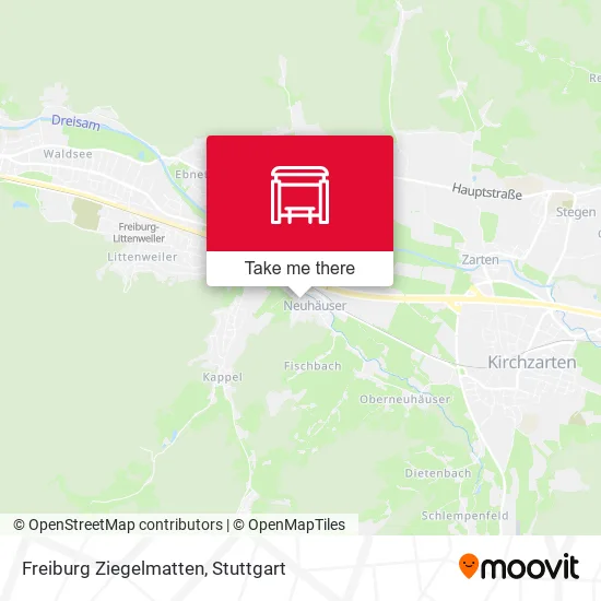 Карта Freiburg Ziegelmatten