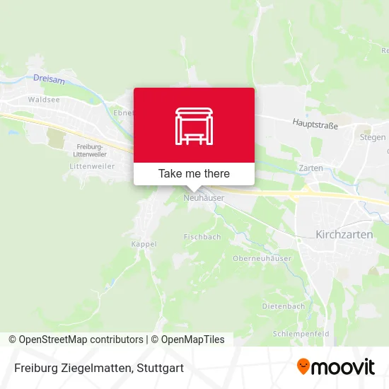 Карта Freiburg Ziegelmatten