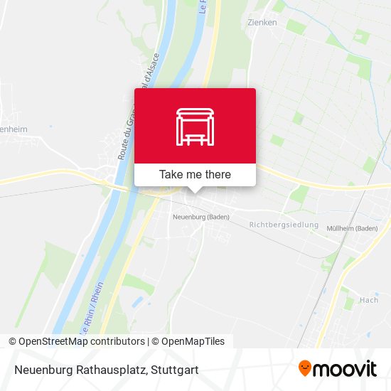 Neuenburg Rathausplatz map