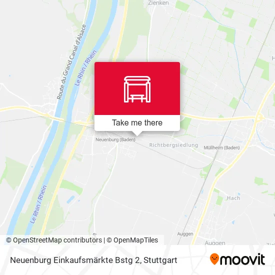 Карта Neuenburg Einkaufsmärkte Bstg 2