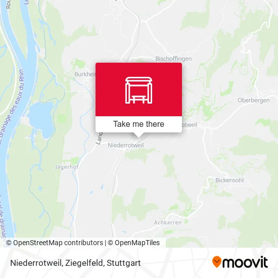Карта Niederrotweil, Ziegelfeld