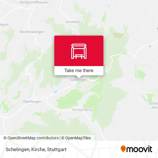 Schelingen, Kirche map