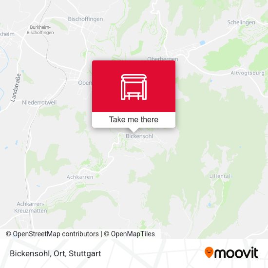 Карта Bickensohl, Ort