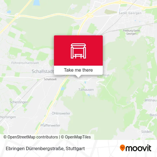 Карта Ebringen Dürrenbergstraße