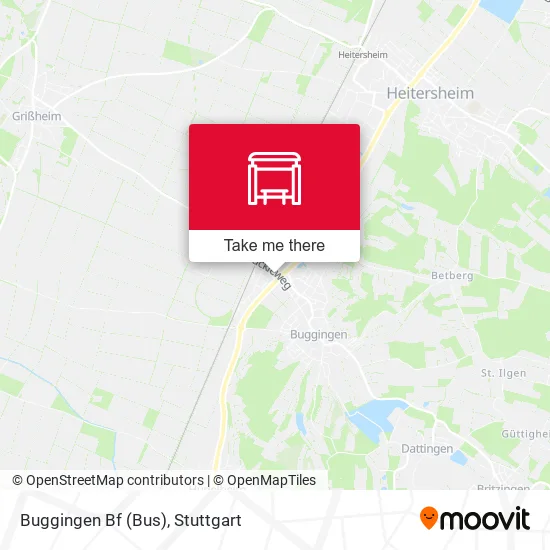 Карта Buggingen Bf (Bus)
