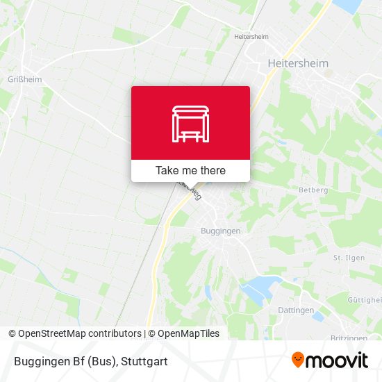 Карта Buggingen Bf (Bus)