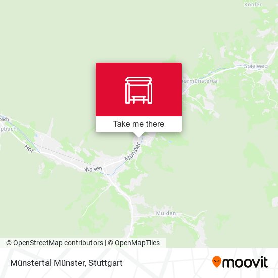 Münstertal Münster map