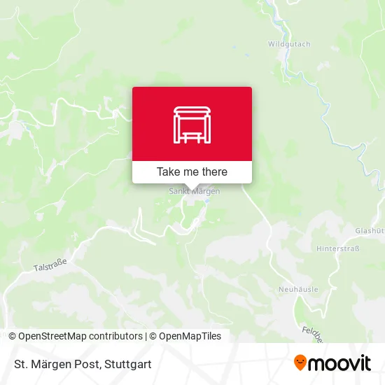 Карта St. Märgen Post