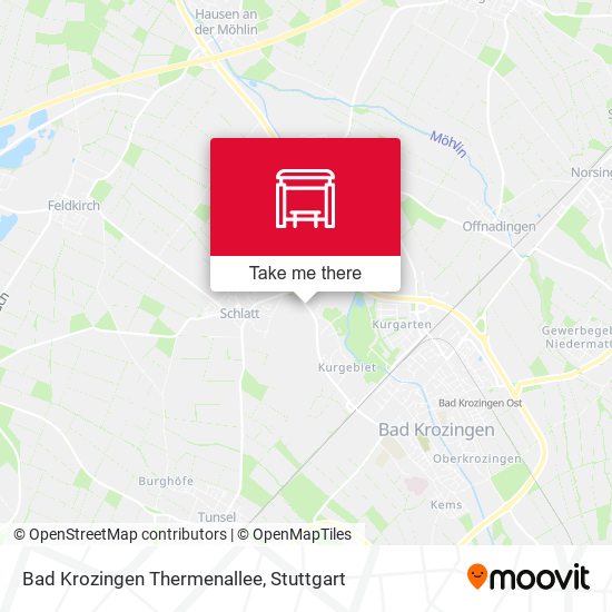 Bad Krozingen Thermenallee map