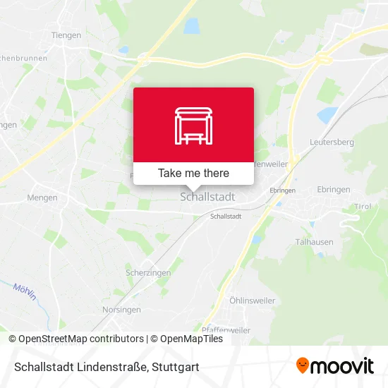 Карта Schallstadt Lindenstraße