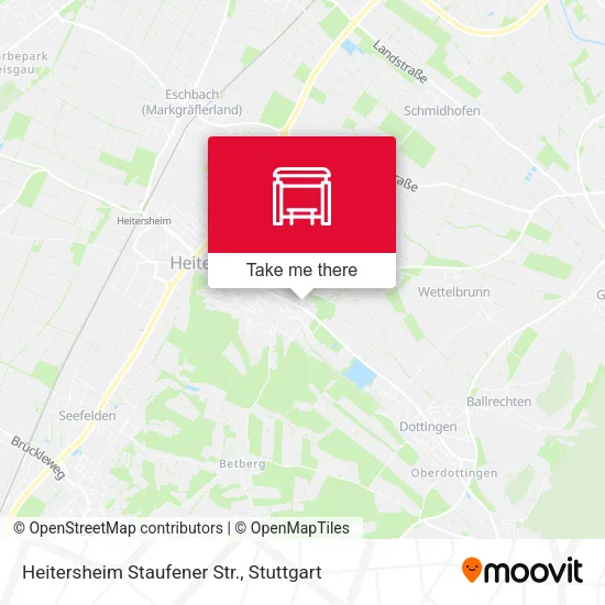 Карта Heitersheim Staufener Str.