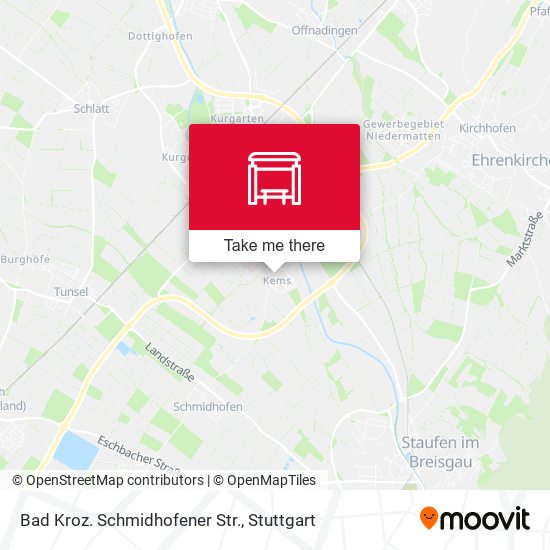 Bad Kroz. Schmidhofener Str. map