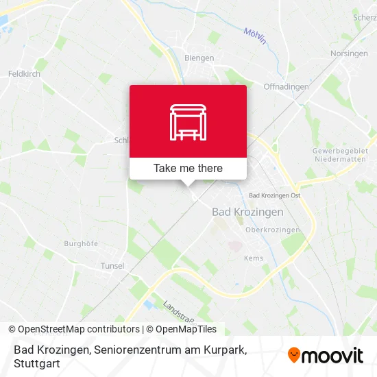 Карта Bad Krozingen, Seniorenzentrum am Kurpark
