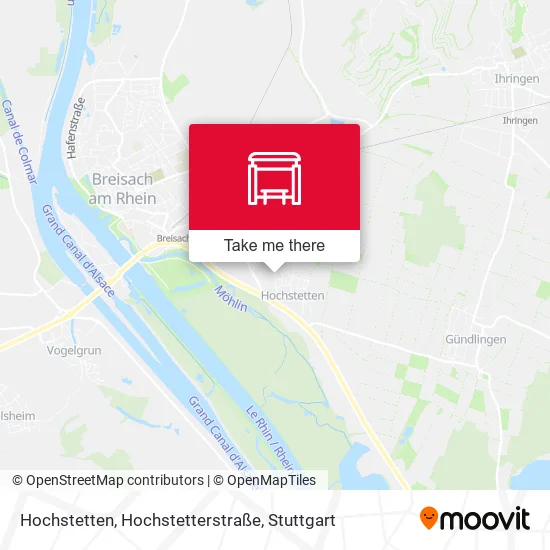 Карта Hochstetten, Hochstetterstraße