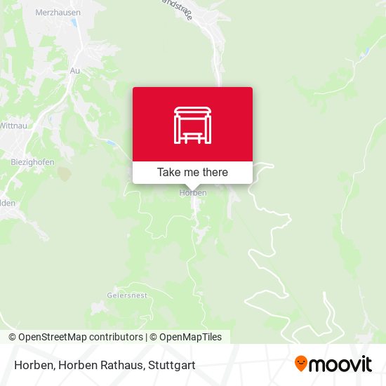 Horben, Horben Rathaus map