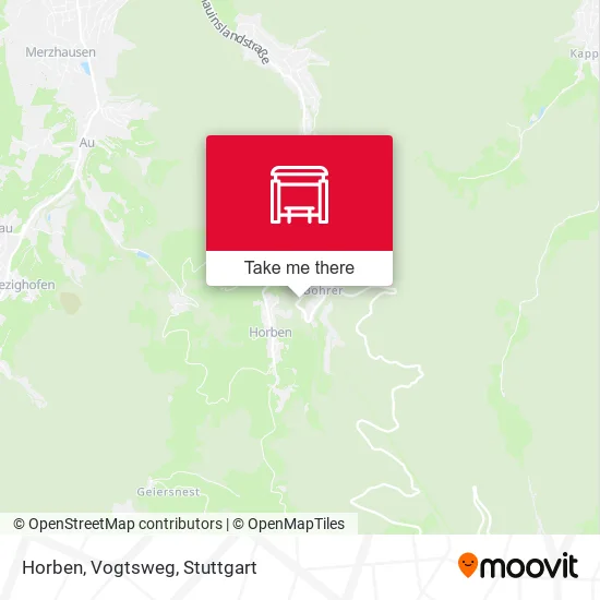 Карта Horben, Vogtsweg
