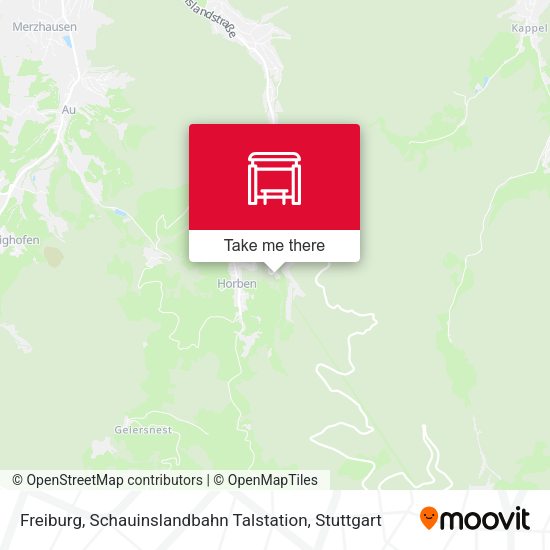 Freiburg, Schauinslandbahn Talstation map