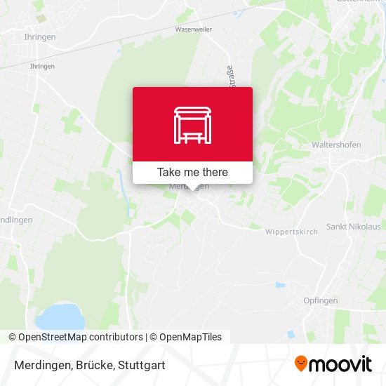 Merdingen, Brücke map