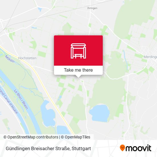 Gündlingen Breisacher Straße map