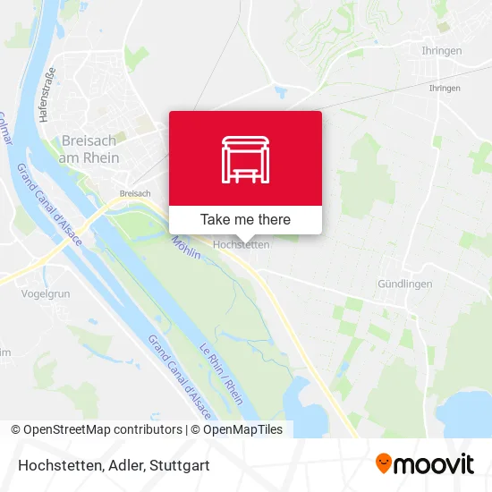 Карта Hochstetten, Adler
