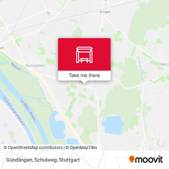 Gündlingen, Schulweg map