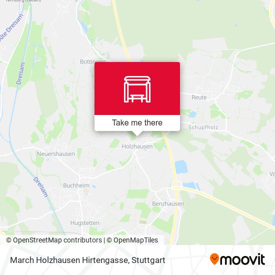 March Holzhausen Hirtengasse map