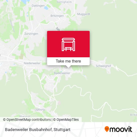Карта Badenweiler Busbahnhof