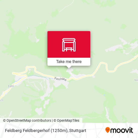 Feldberg Feldbergerhof (1250m) map