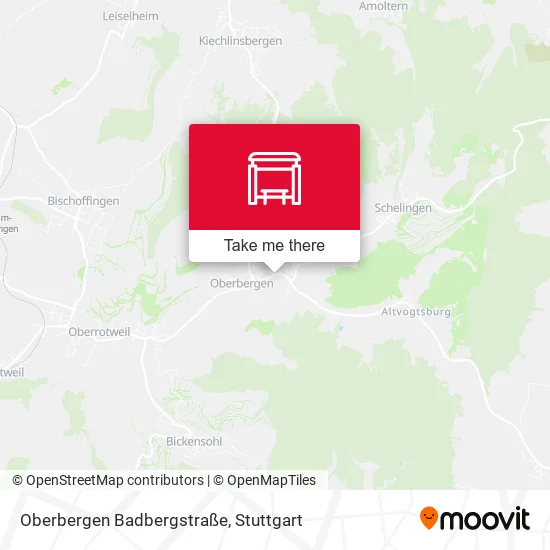 Карта Oberbergen Badbergstraße