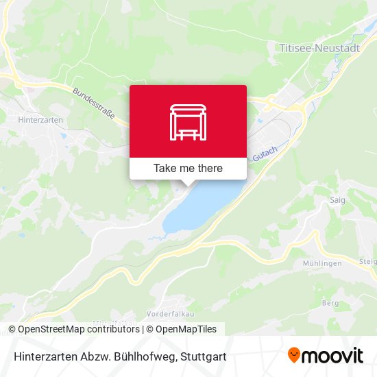 Hinterzarten Abzw. Bühlhofweg map