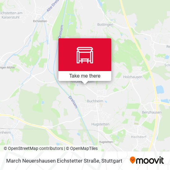 March Neuershausen Eichstetter Straße map
