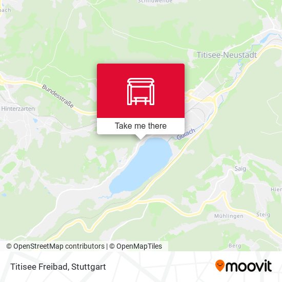 Карта Titisee Freibad