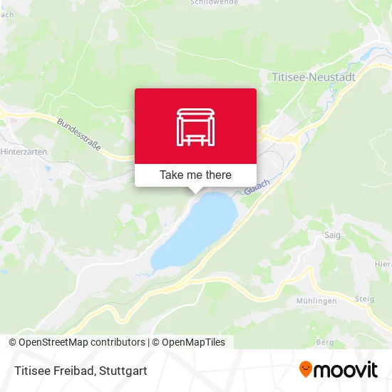 Карта Titisee Freibad