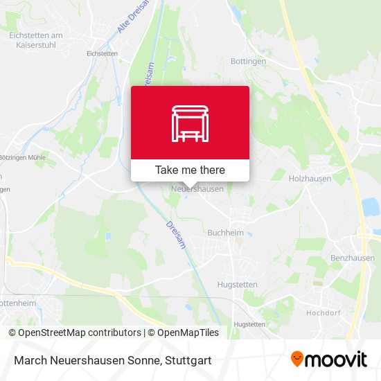 March Neuershausen Sonne map