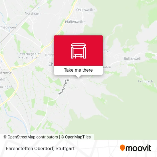 Карта Ehrenstetten Oberdorf