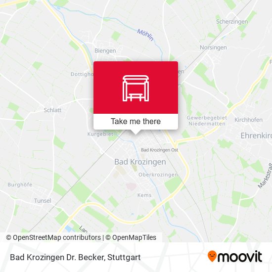 Bad Krozingen Dr. Becker map
