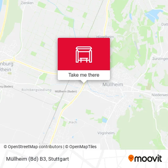 Карта Müllheim (Bd) B3