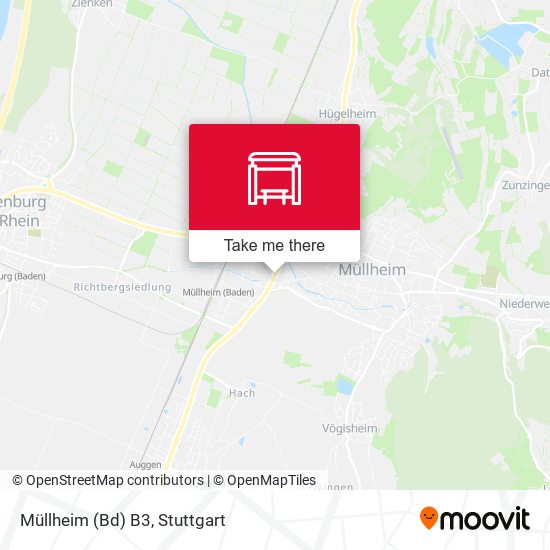 Müllheim (Bd) B3 map