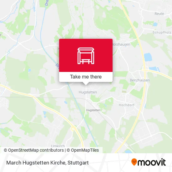 March Hugstetten Kirche map