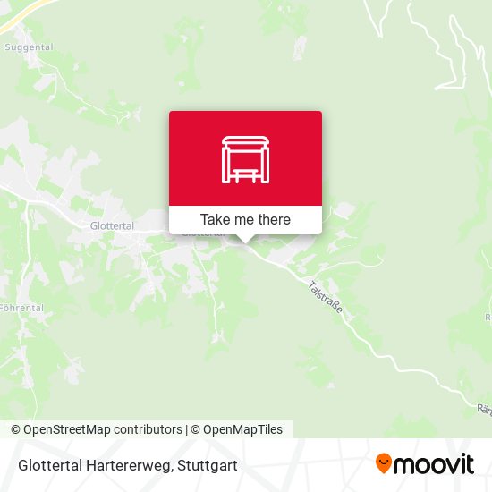 Карта Glottertal Hartererweg