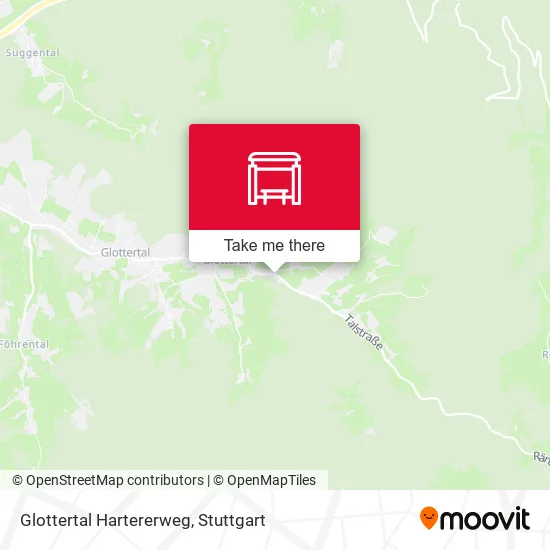 Карта Glottertal Hartererweg