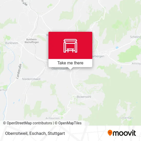 Карта Oberrotweil, Eschach